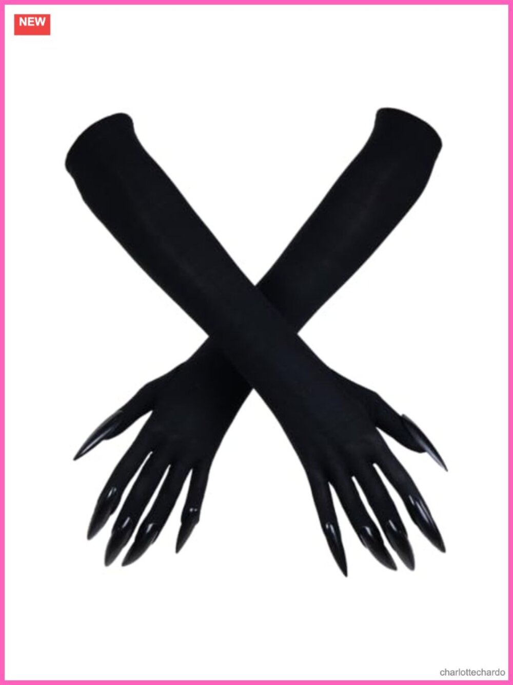 Long Claw Gloves Scary Nails Halloween Costume Accessories
